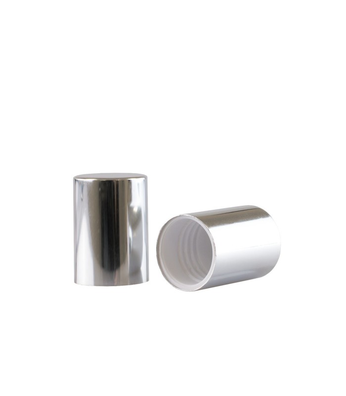 Silver Cap for mini Roll-on glasses of 10 ml